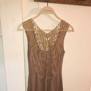Just Ginger Lace Back A-LineSummer Dress